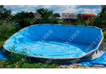 26368 Каркасный бассейн прямоугольный Rectangular Ultra Frame 7,32х3,66х1,32м Intex+песч.фильтр+хлоргенератор 7900 л/ч