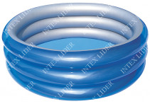 51044 Bestway Детский круглый бассейн Металлик, 249х53 см, 1352 л