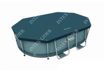 58424 Тент для каркасного бассейна Power Steel Oval Pools 300х200х84 см Bestway