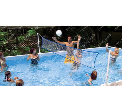 26378 Каркасный бассейн прямоугольный INTEX Rectangular Ultra Frame 9,75х4,88х1,32, фильтр-насос песч. 10000 л/ч+хлоргенератор