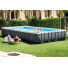 26378 Каркасный бассейн прямоугольный INTEX Rectangular Ultra Frame 9,75х4,88х1,32, фильтр-насос песч. 10000 л/ч+хлоргенератор